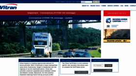 What Vitran.com website looked like in 2021 (2 years ago)