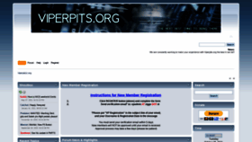 What Viperpits.org website looked like in 2021 (2 years ago)