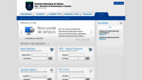What Valente.saatri.com.br website looked like in 2021 (2 years ago)