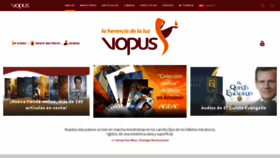 What Vopus.org website looked like in 2021 (2 years ago)