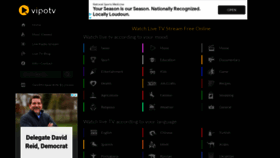 What Vipotv.com website looked like in 2021 (2 years ago)