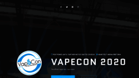 What Vapecon.co.za website looked like in 2021 (2 years ago)