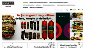 What Veggo.lt website looked like in 2021 (2 years ago)