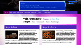 What Voirpoursavoir.fr website looked like in 2021 (2 years ago)