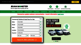What Vanmonster.com website looked like in 2021 (2 years ago)