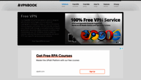 What Vpnbook.net website looked like in 2021 (2 years ago)