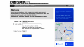 What Vectorization.org website looked like in 2021 (2 years ago)