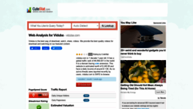 What Viduba.com.cutestat.com website looked like in 2021 (2 years ago)