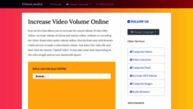 What Videolouder.com website looked like in 2021 (2 years ago)