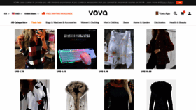 What Vova.com website looked like in 2021 (2 years ago)