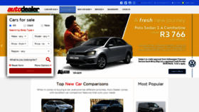 What Vehicletraders.co.za website looked like in 2021 (2 years ago)
