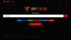 What Vipstream.tv website looked like in 2021 (4 years ago)
