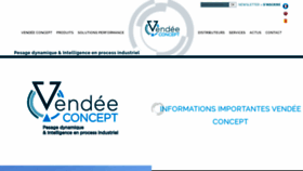 What Vendeeconcept.com website looked like in 2021 (2 years ago)