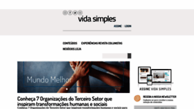 What Vidasimples.co website looked like in 2021 (3 years ago)