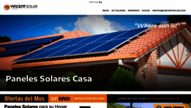 What Vincentsolar.com website looked like in 2021 (2 years ago)