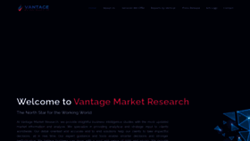 What Vantagemarketresearch.com website looked like in 2021 (2 years ago)
