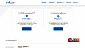 What Vidgyor.com website looked like in 2021 (2 years ago)
