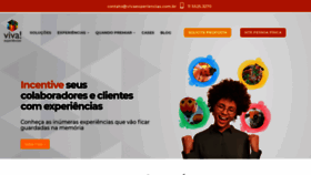 What Vivaexperiencias.com.br website looked like in 2021 (2 years ago)