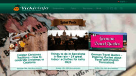What Vickiviaja.com website looked like in 2021 (2 years ago)