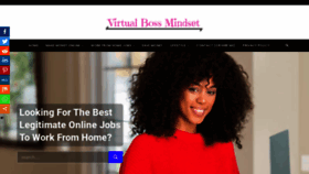 What Virtualbossmindset.com website looked like in 2021 (2 years ago)