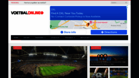What Voetbalonline.nl website looked like in 2021 (2 years ago)