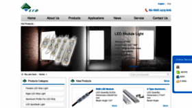 What Visionledlight.com website looked like in 2021 (3 years ago)