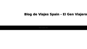 What Viajespain.es website looked like in 2021 (2 years ago)