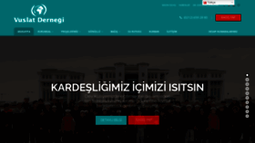 What Vuslat.org.tr website looked like in 2021 (2 years ago)