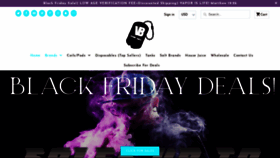 What Vaporboss.com website looked like in 2021 (2 years ago)