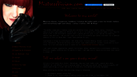 What Vivianmistress.com website looked like in 2021 (2 years ago)