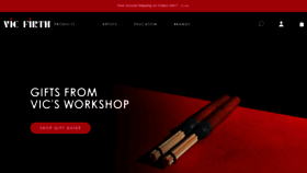 What Vicfirth.zildjian.com website looked like in 2021 (2 years ago)