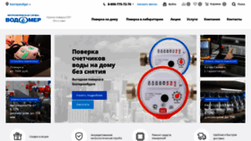 What Vodomer.ru website looked like in 2021 (2 years ago)