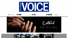 What Villagevoice.com website looked like in 2021 (2 years ago)