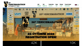 What Venicemarathon.it website looked like in 2021 (2 years ago)