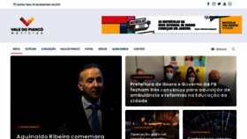 What Valedopianconoticias.com.br website looked like in 2021 (2 years ago)