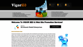 What Vigorseo.com website looked like in 2021 (2 years ago)
