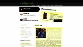 What Vasiljevski.com website looked like in 2021 (2 years ago)
