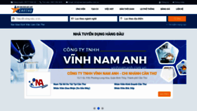 What Vieclamcantho.com.vn website looked like in 2021 (2 years ago)