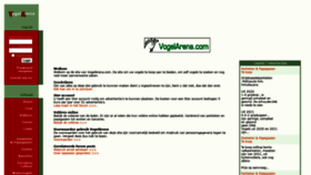 What Vogelarena.com website looked like in 2021 (2 years ago)