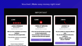 What Vouched.atshop.io website looked like in 2022 (2 years ago)