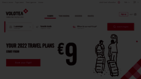 What Volotea.com website looked like in 2022 (2 years ago)