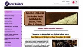 What Voguefabricsstore.com website looked like in 2022 (2 years ago)