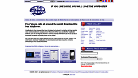 What Voipbuster.com website looked like in 2022 (2 years ago)