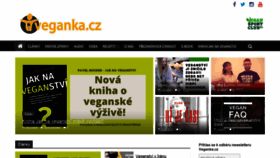 What Veganka.cz website looked like in 2022 (2 years ago)