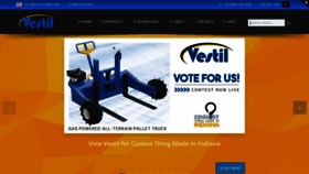 What Vestil.com website looked like in 2022 (2 years ago)