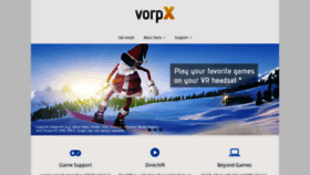 What Vorpx.com website looked like in 2022 (2 years ago)