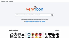 What Veryicon.com website looked like in 2022 (2 years ago)