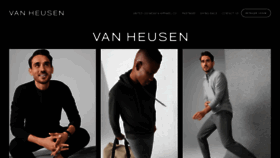 What Vanheusen.com website looked like in 2022 (2 years ago)