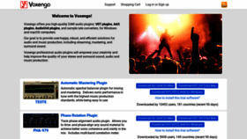 What Voxengo.com website looked like in 2022 (2 years ago)