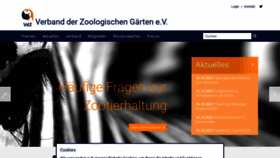 What Vdz-zoos.org website looked like in 2022 (2 years ago)